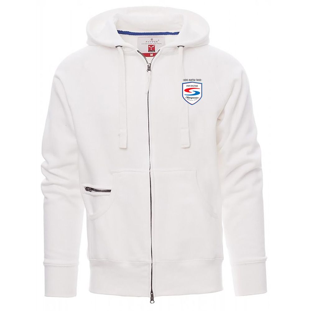 Veste zippée à capuche 300 Gr/m²